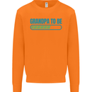 Grandpa to Be Funny New Baby Birth Mens Sweatshirt Jumper Orange