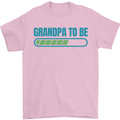 Grandpa to Be Funny New Baby Birth Mens T-Shirt Cotton Gildan Light Pink