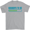 Grandpa to Be Funny New Baby Birth Mens T-Shirt Cotton Gildan Sports Grey