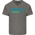 Grandpa to Be Funny New Baby Birth Mens V-Neck Cotton T-Shirt Charcoal