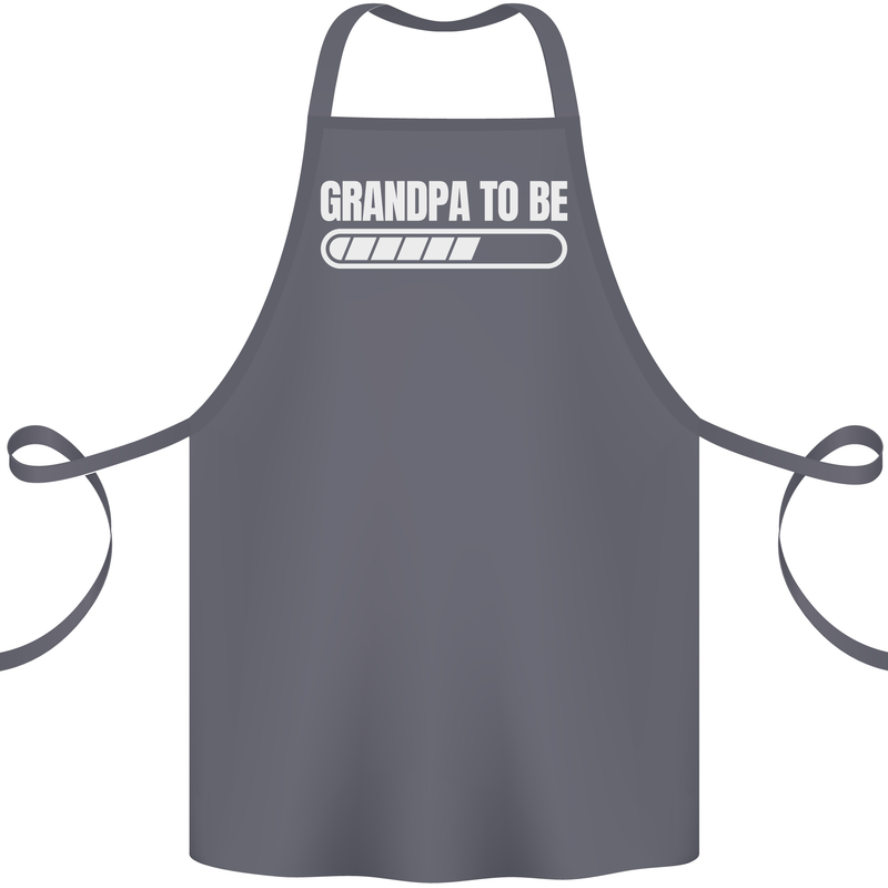 Grandpa to Be Newborn Baby Grandparent Cotton Apron 100% Organic Steel