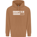 Grandpa to Be Newborn Baby Grandparent Mens 80% Cotton Hoodie Caramel Latte