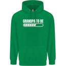 Grandpa to Be Newborn Baby Grandparent Mens 80% Cotton Hoodie Irish Green