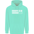 Grandpa to Be Newborn Baby Grandparent Mens 80% Cotton Hoodie Peppermint
