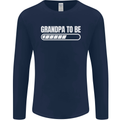 Grandpa to Be Newborn Baby Grandparent Mens Long Sleeve T-Shirt Navy Blue