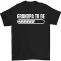 Grandpa to Be Newborn Baby Grandparent Mens T-Shirt Cotton Gildan Black