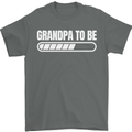Grandpa to Be Newborn Baby Grandparent Mens T-Shirt Cotton Gildan Charcoal