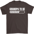 Grandpa to Be Newborn Baby Grandparent Mens T-Shirt Cotton Gildan Dark Chocolate