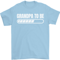 Grandpa to Be Newborn Baby Grandparent Mens T-Shirt Cotton Gildan Light Blue