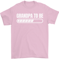 Grandpa to Be Newborn Baby Grandparent Mens T-Shirt Cotton Gildan Light Pink