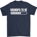 Grandpa to Be Newborn Baby Grandparent Mens T-Shirt Cotton Gildan Navy Blue