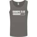 Grandpa to Be Newborn Baby Grandparent Mens Vest Tank Top Charcoal