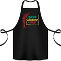 Grandparent's Day Best Grandad By Par Cotton Apron 100% Organic Black