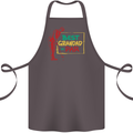 Grandparent's Day Best Grandad By Par Cotton Apron 100% Organic Dark Grey