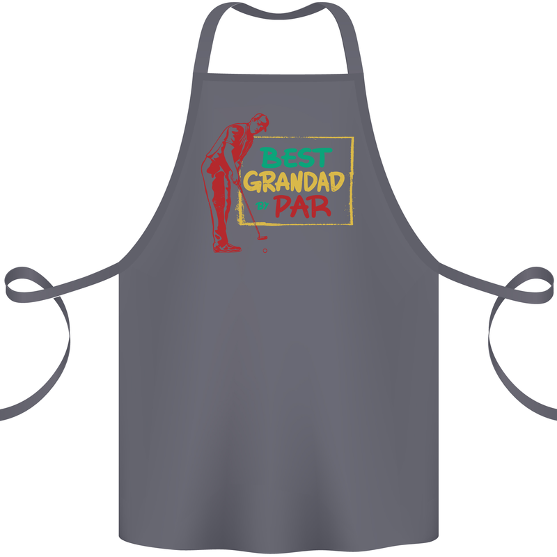 Grandparent's Day Best Grandad By Par Cotton Apron 100% Organic Steel