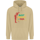 Grandparent's Day Best Grandad By Par Mens 80% Cotton Hoodie Sand