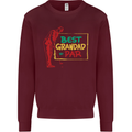 Grandparent's Day Best Grandad By Par Mens Sweatshirt Jumper Maroon