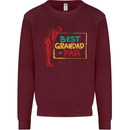 Grandparent's Day Best Grandad By Par Mens Sweatshirt Jumper Maroon