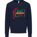 Grandparent's Day Best Grandad By Par Mens Sweatshirt Jumper Navy Blue