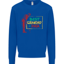 Grandparent's Day Best Grandad By Par Mens Sweatshirt Jumper Royal Blue