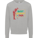 Grandparent's Day Best Grandad By Par Mens Sweatshirt Jumper Sports Grey