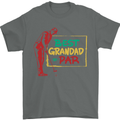 Grandparent's Day Best Grandad By Par Mens T-Shirt Cotton Gildan Charcoal