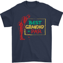 Grandparent's Day Best Grandad By Par Mens T-Shirt Cotton Gildan Navy Blue