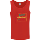 Grandparent's Day Best Grandad By Par Mens Vest Tank Top Red