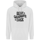 Grandparents Day Best Grandpa Ever Childrens Kids Hoodie White