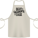 Grandparents Day Best Grandpa Ever Cotton Apron 100% Organic Natural