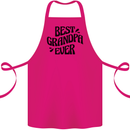 Grandparents Day Best Grandpa Ever Cotton Apron 100% Organic Pink