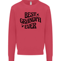 Grandparents Day Best Grandpa Ever Kids Sweatshirt Jumper Heliconia