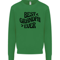 Grandparents Day Best Grandpa Ever Kids Sweatshirt Jumper Irish Green