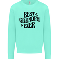 Grandparents Day Best Grandpa Ever Kids Sweatshirt Jumper Peppermint