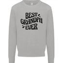 Grandparents Day Best Grandpa Ever Kids Sweatshirt Jumper Sports Grey