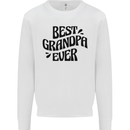 Grandparents Day Best Grandpa Ever Kids Sweatshirt Jumper White