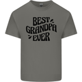Grandparents Day Best Grandpa Ever Kids T-Shirt Childrens Charcoal