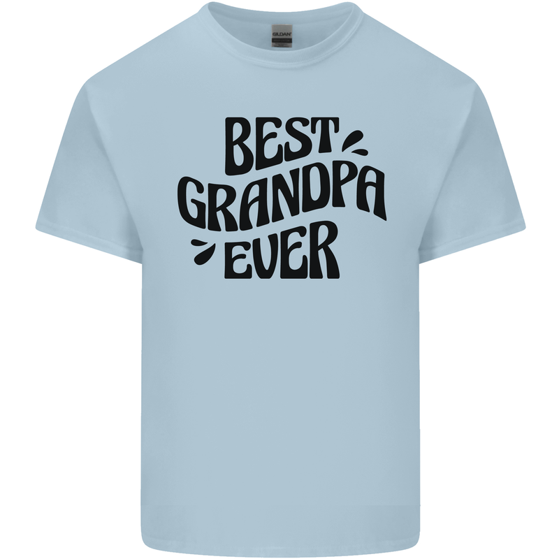 Grandparents Day Best Grandpa Ever Kids T-Shirt Childrens Light Blue