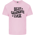Grandparents Day Best Grandpa Ever Kids T-Shirt Childrens Light Pink