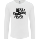 Grandparents Day Best Grandpa Ever Mens Long Sleeve T-Shirt White