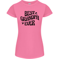 Grandparents Day Best Grandpa Ever Womens Petite Cut T-Shirt Azalea