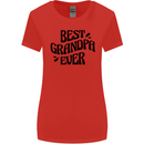 Grandparents Day Best Grandpa Ever Womens Wider Cut T-Shirt Red