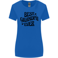 Grandparents Day Best Grandpa Ever Womens Wider Cut T-Shirt Royal Blue