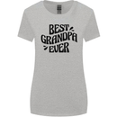 Grandparents Day Best Grandpa Ever Womens Wider Cut T-Shirt Sports Grey