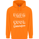 Grandparents Day I'm Called Papa Childrens Kids Hoodie Orange