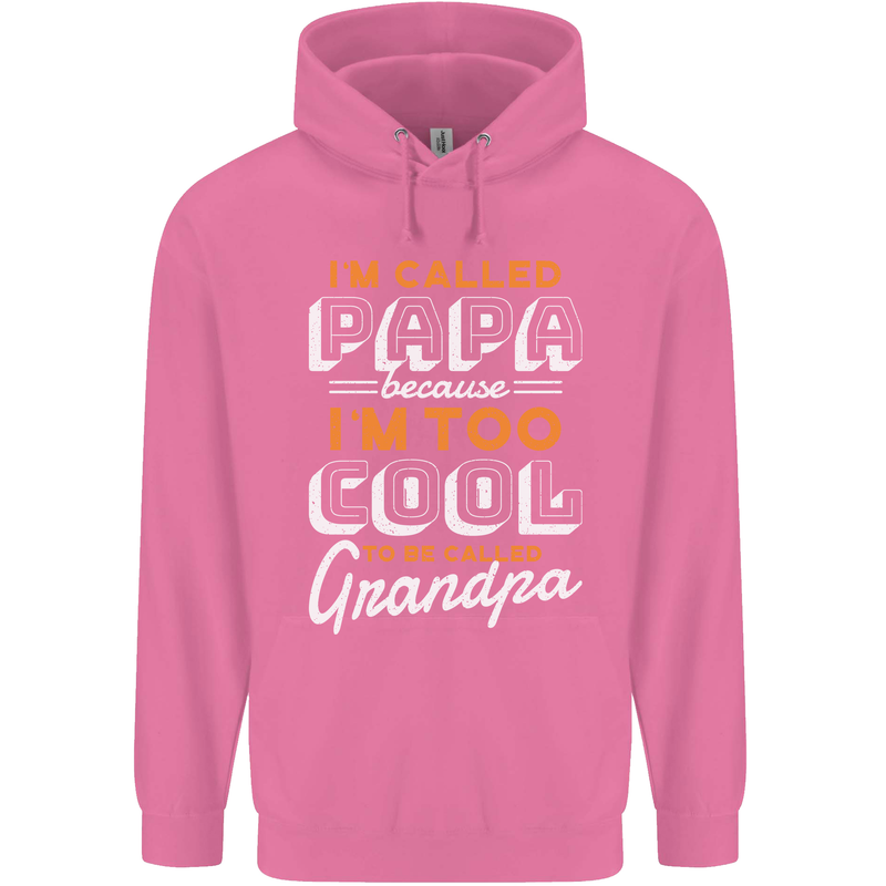 Grandparents Day I'm Called Papa Mens 80% Cotton Hoodie Azelea