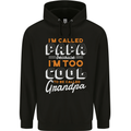 Grandparents Day I'm Called Papa Mens 80% Cotton Hoodie Black