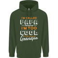Grandparents Day I'm Called Papa Mens 80% Cotton Hoodie Forest Green