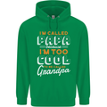 Grandparents Day I'm Called Papa Mens 80% Cotton Hoodie Irish Green