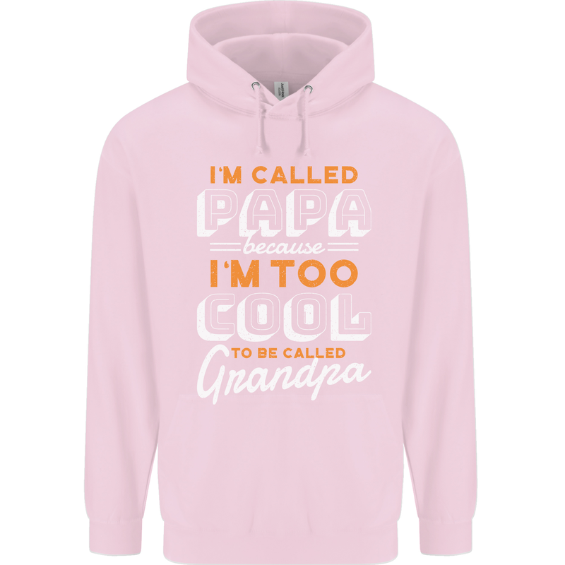 Grandparents Day I'm Called Papa Mens 80% Cotton Hoodie Light Pink